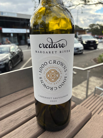 Credaro '1000 Crowns' Cabernet Sauvignon ($100 at Cellar Door)